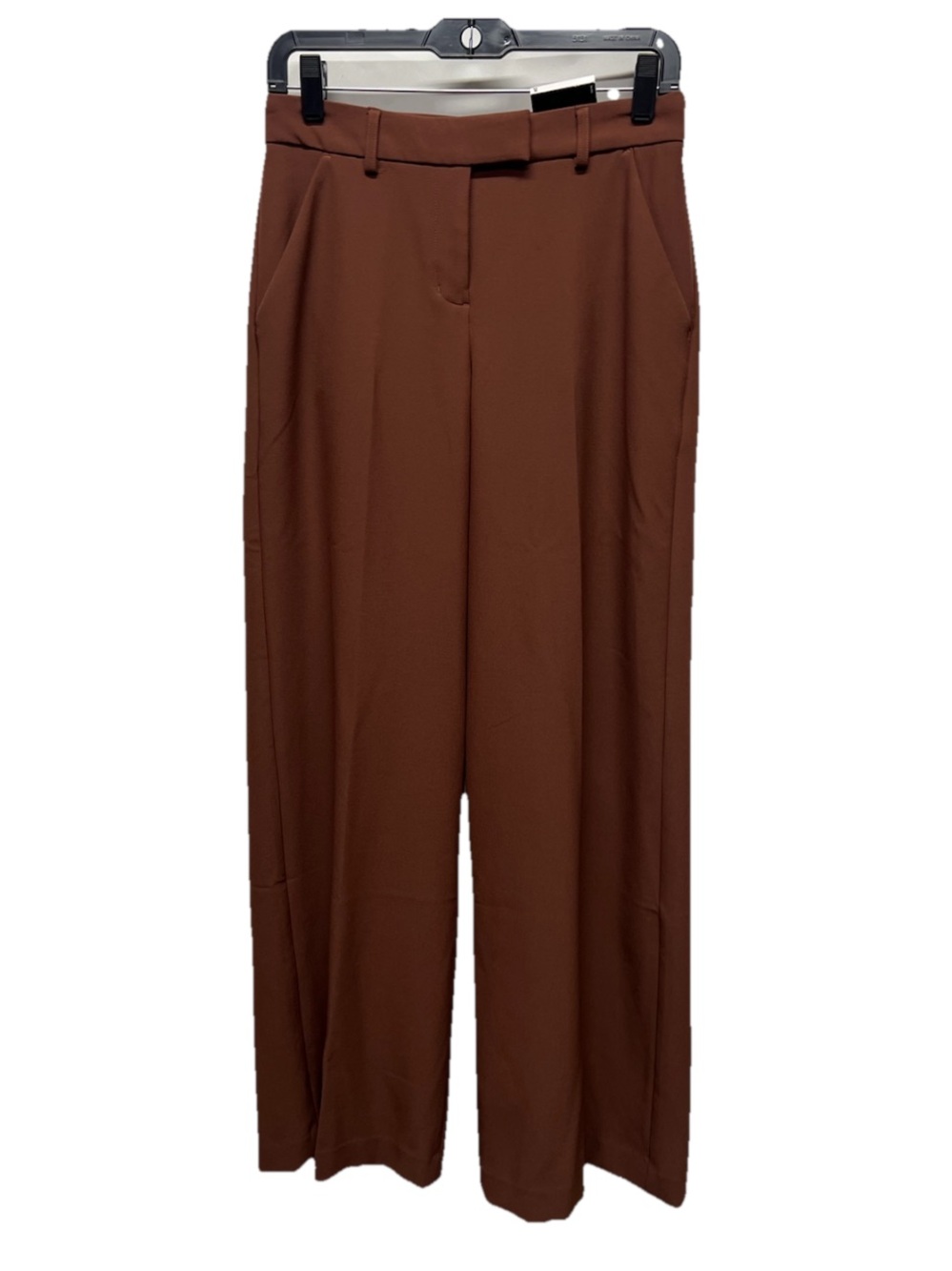 Express Editor Brown Wide Leg Dress Pants Size 2L